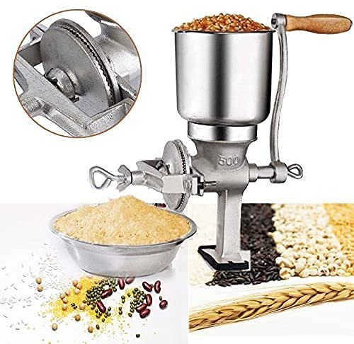 Molinillo de Café Manual Molinillo de Granos de Maíz Cereales Molino de Hierro Fundido Herramienta de Molienda de Mano - Imagen 8