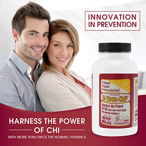 image for NuTru Natural Vitamin E Complex Supplements: Vegan E-Toca-Chi2 Supplem