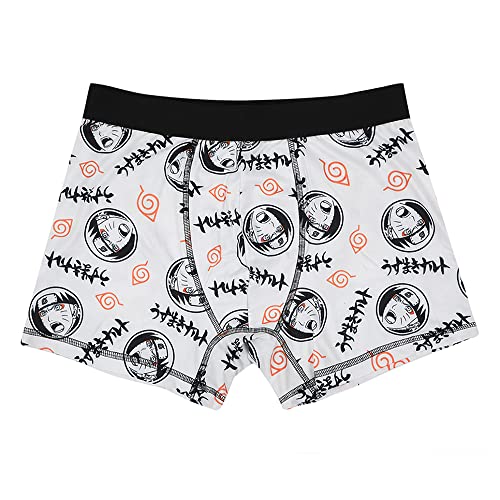 Bioworld Naruto Anime Cartoon Mens Underwear Boxer Briefs 3pk Set4