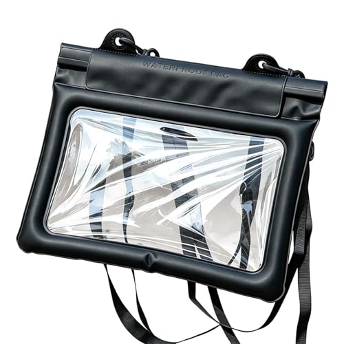 impermeable para smartphone | sumergible flotante con pantalla táctil, de teléfono impermeable - Para playa, crucero, vacaciones, piscina, natación, buceo, buceo y , Negro