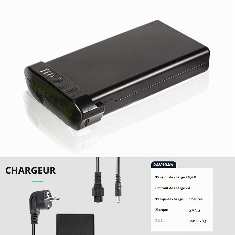 SEASON E-Bike Batterie pour Porte-Bagages 24V 10.4AH 269Wh, Convient aux Moteurs 24V250W, pour Vélo MIFA, Prophete, Peut Correspondre aux Phylion, PortaPower