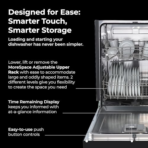 Kenmore 24" Hybrid Tub Dishwasher - Black - image 5
