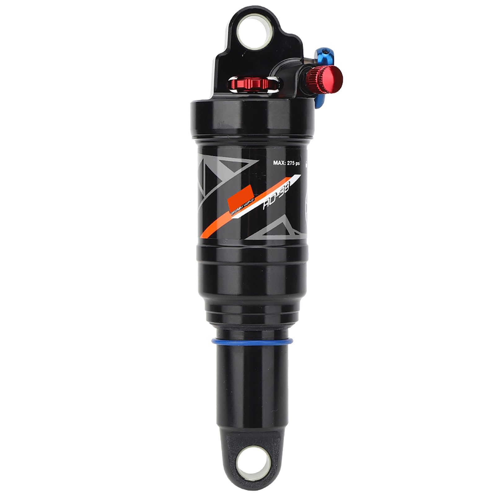 Mountainbike-Stoßdämpfer, Luftdruck Einstellbar mit Rückprall- und Dämpfungskontrolle, für -Fahrradzubehör 165 Mm, 190 Mm, 200 (165MM)
