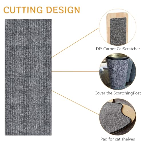 Image of Qpets Cat Scratch Pad Couch Furniture and Wall Protector, 30 * 100CM