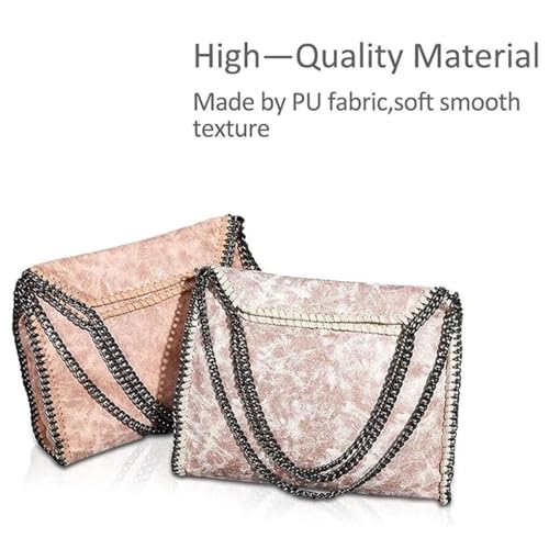 Bolso de hombro con cadena de PU elegante y funcional para mujer 4