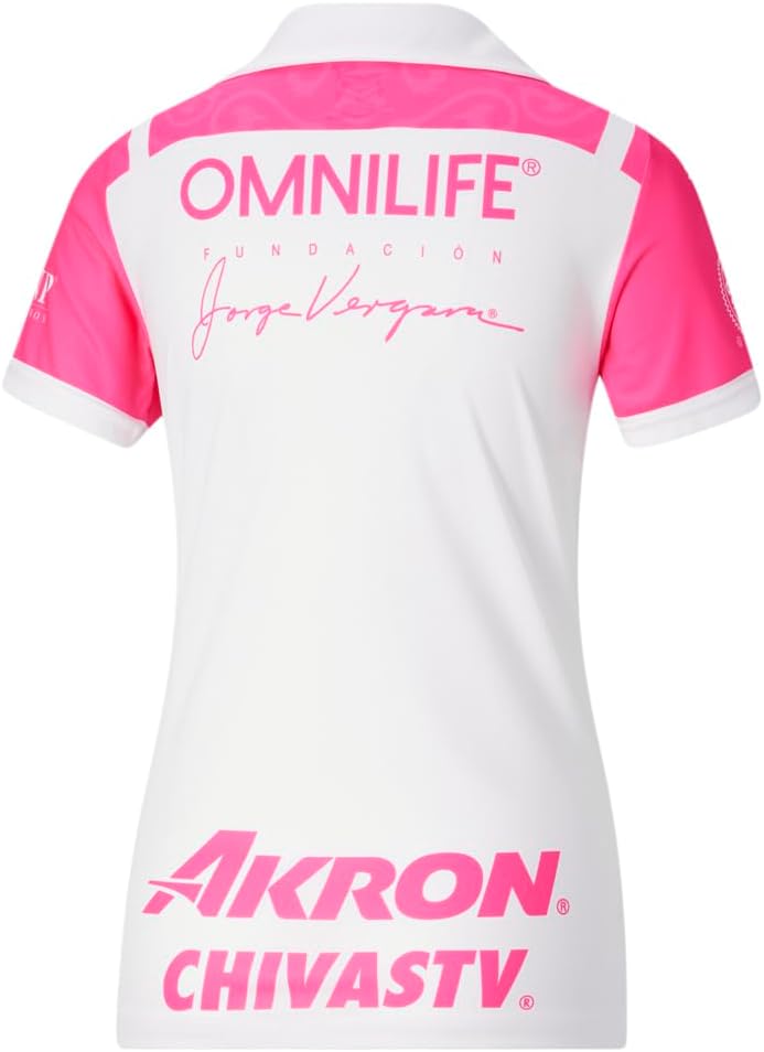 PUMA Women's Chivas Breast Cancer Awareness Soccer Jersey 21-22 (X-Large)
