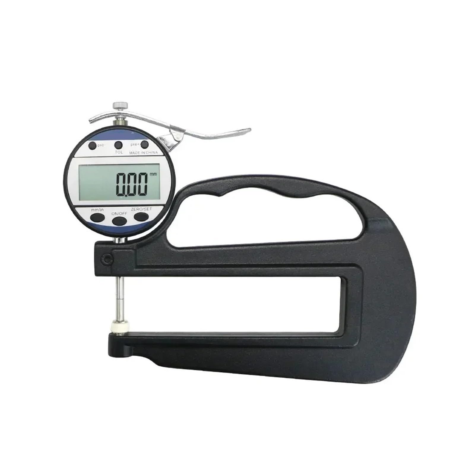 0-10 medida del indicador de espesor de 0.01m m Digitaces for el grueso(Single point head)