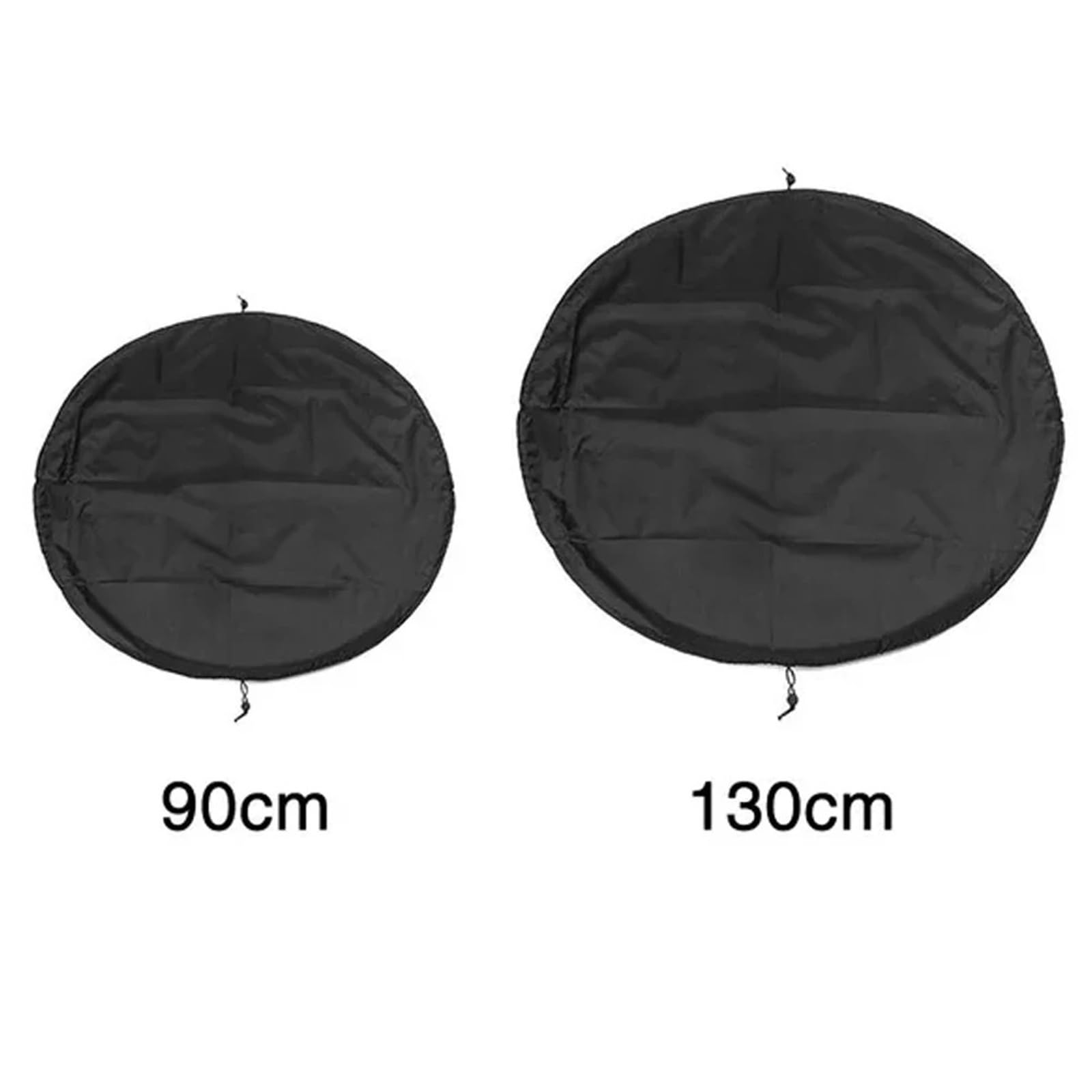 Przenośna mata do przebierania się w kombinezonie Torba na matę do przewijania pianki 2 w 1, czarna 90 cm/130 cm