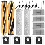 20 pezzi accessori per robot aspirapolvere Mova Z60 Ultra Roller Complete/Standalone, ricambio con 2 spazzole principali, 2 rulli di pulizia, 4 filtri, 4 sacchetti per polvere, 6 spazzole laterali, 1