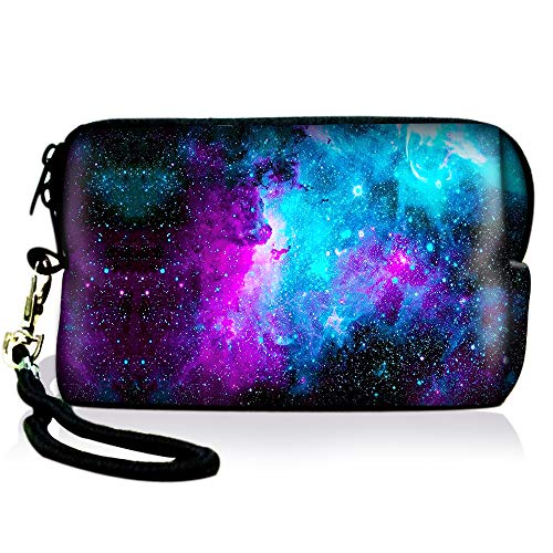AUPET Galaxy Design Digital Camera Case Bag Pouch Coin Purse with Strap