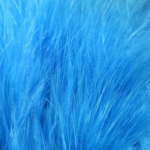 Hareline Fly Tying Marabou Blood Quills - Premium Long Marabou Feathers for Fly Tying Streamers, Leeches & Jigs