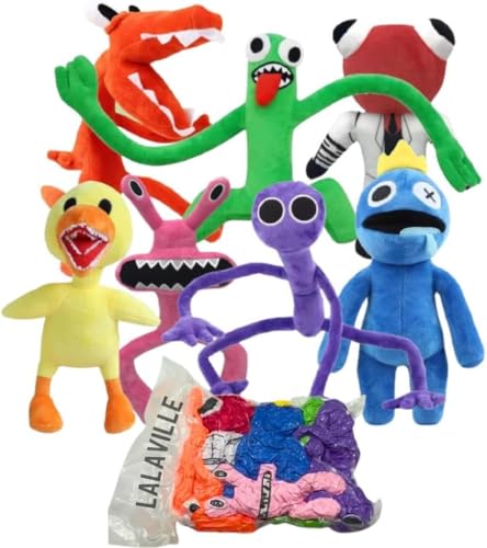 Lalaville Soft Plush Toys | Stuffed Animal Plushies Doll Toys | Kids Plush Toys Best Gift for Christmas, Birthday, Party, Thanksgiving (Set of 7)