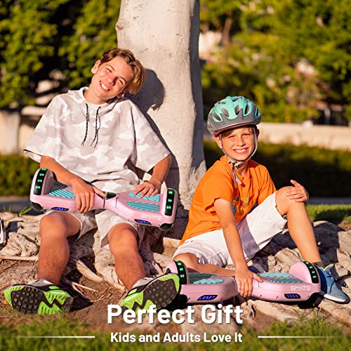 Image of SIMATE Scooter, Bluetooth Speakers and LED Light-Up Wheels, APP Control, Dual 250W Motors, 8.5 mph Max Speed & 8.5 Miles Max Range, Gifts for Kids Adults Girls Boys