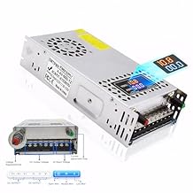 Adjustable Power Supply DC 0-12V 0-50A 600W with LED Display 12V Power Supply Variable AC to DC Converter 110V to 12V Designed for LED Light Car Stereo Electronics 12V-50A-600W, DC12V