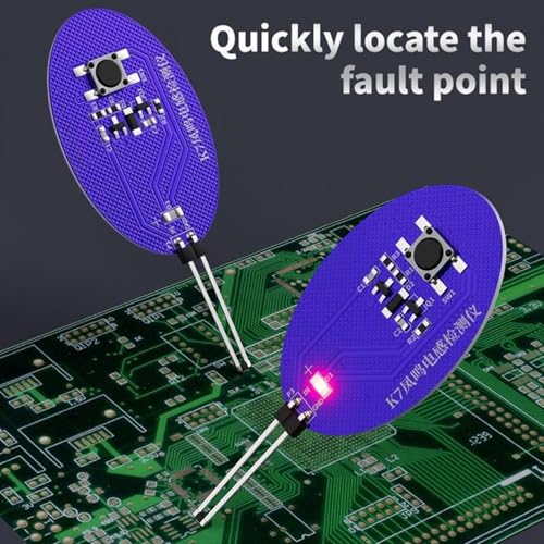 Detector de voltaje sin contacto y sensor de placa base con alerta de sonido para teléfono 5