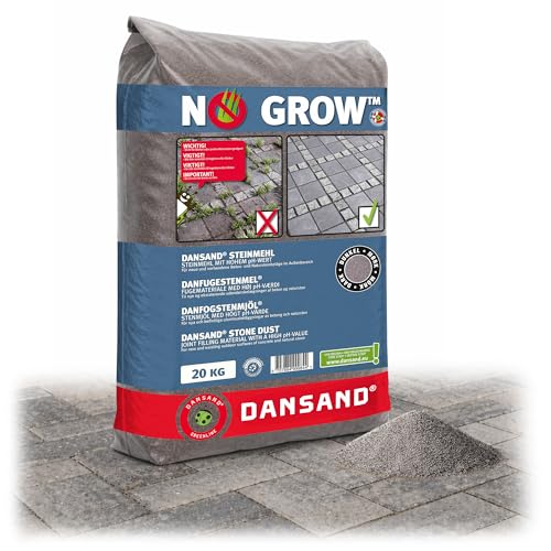Dansand No Grow Easy Fix Jointing Paving Sand 20kg Grey Brush In Grout