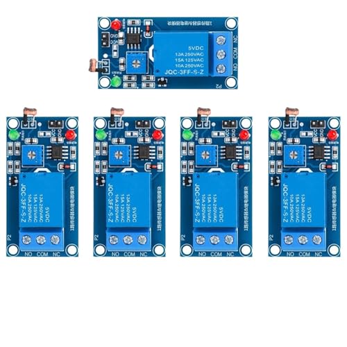 1 à 10 pièces EGBO 5 V capteur photoélectrique interrupteur LDR photorésistance relais module détection de lumière carte de capteur photosensible(5PCS)