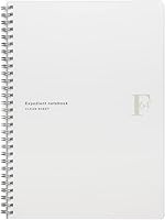 Vista 10 de Kyoku PTW03A5W FOBCOOP - Cuaderno de anillo liso, color blanco