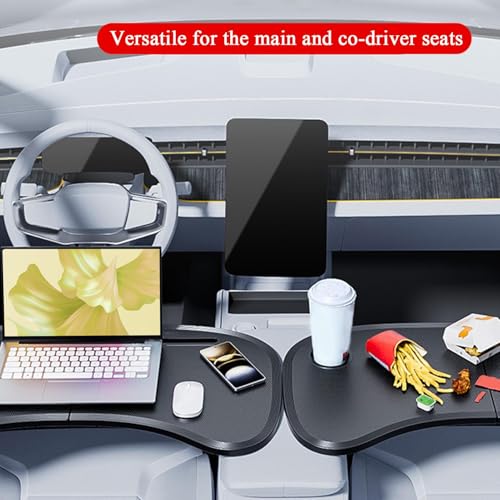 Mesa de volante para coche y bandeja de comida portátil para camiones 5