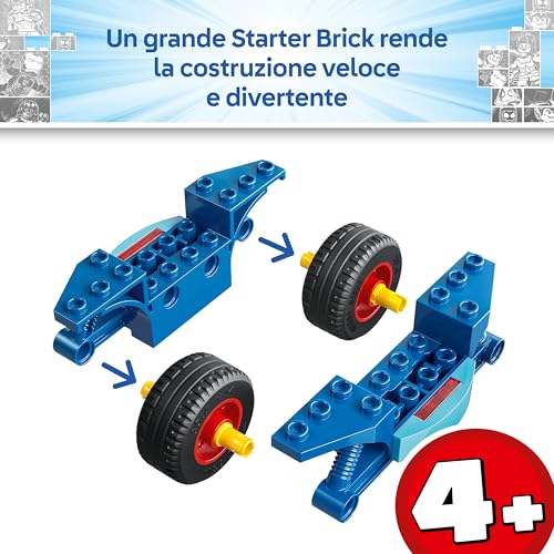 | Marvel Spidey sulla Moto Contro Rhino - Motocicletta Giocattolo da Supereroe con 2 Minifigure - Regalo per Bambini da 4 Anni in su Fan dello Show di Spidey e i Suoi Fantastici Amici - 11206 - Lego - Immagine 2