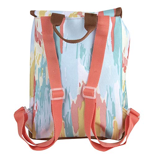 Emma & Chloe Top Loading Backpack Canvas Mini Bucket Backpack Purse For Women For Travel, Work With Reinforced Bottom (Tie Dyed) #TOP3