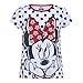 Disney Girl's 3-Pack Minnie Mouse Short Sleeve Graphic Tee Shirt Set, Multicolor, Size 4