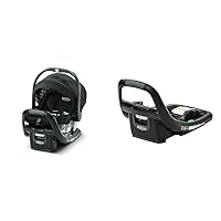Vista 1 de Graco SnugRide SnugFit 35 LX - Asiento de coche infantil Asiento de coche para bebé con barra antirrebote, Finn & SnugRide SnugFit 35 Base