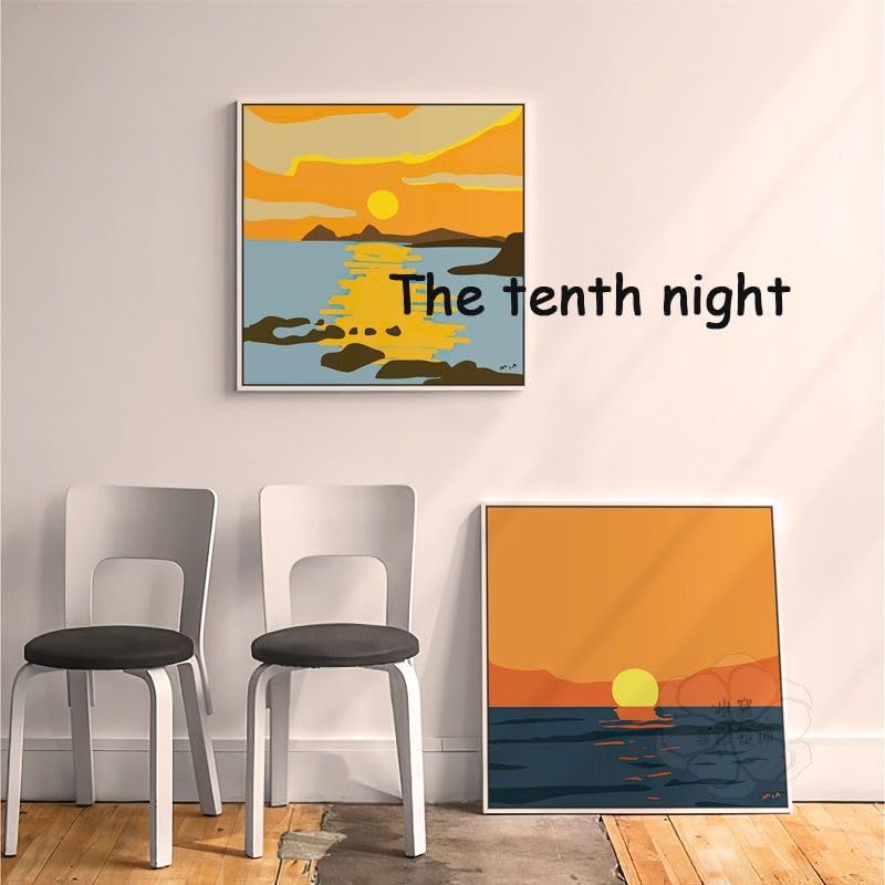 Image of Canvas Floater Frames for Canvas Art 0.8inch Depth Frames for Canvas Painting Floating Frame Plastic Floater Frame for Canvas Prints (White, 11 x 14 inch)