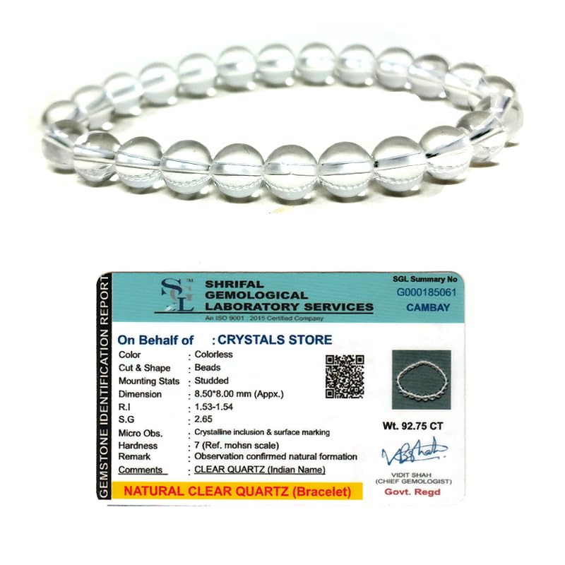 See full amazon price history chart for Real Crystal Natural Clear Quartz Reiki Healing Original Lab Certified Crystal Bracelet for Men and Women, Powerful Master Healer Bead Size 8MM Genuine Stone Real Crystal Natural Clear Quartz Reiki Healing Original Lab Certified Crystal Bracelet for Men and Women, Powerful Master Healer Bead Size 8MM Genuine Stone (B0CRB4P1SK) Amazon Price History, Amazon Price Tracker