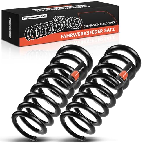 Frankberg 2x Coil Spring Rear axle Compatible with CLS C219 2004-2010 E-Klasse W211 2002-2008 Replace# RA6483