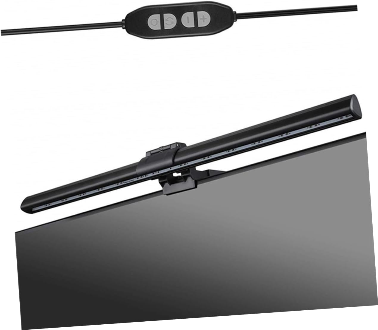 Gadpiparty Computer Monitor Light Screen E-Reading Clip Lamp USB-Powered Brightness for Home Office Study Black