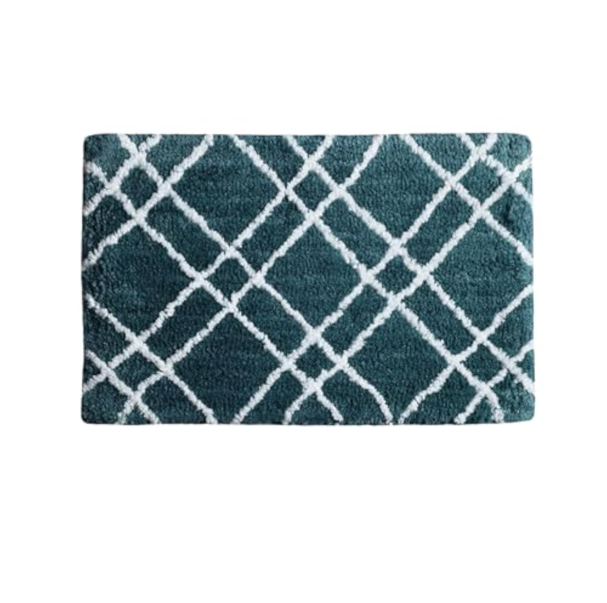 Super Soft Microfiber Abstract Designer Anti Slip Bathmat