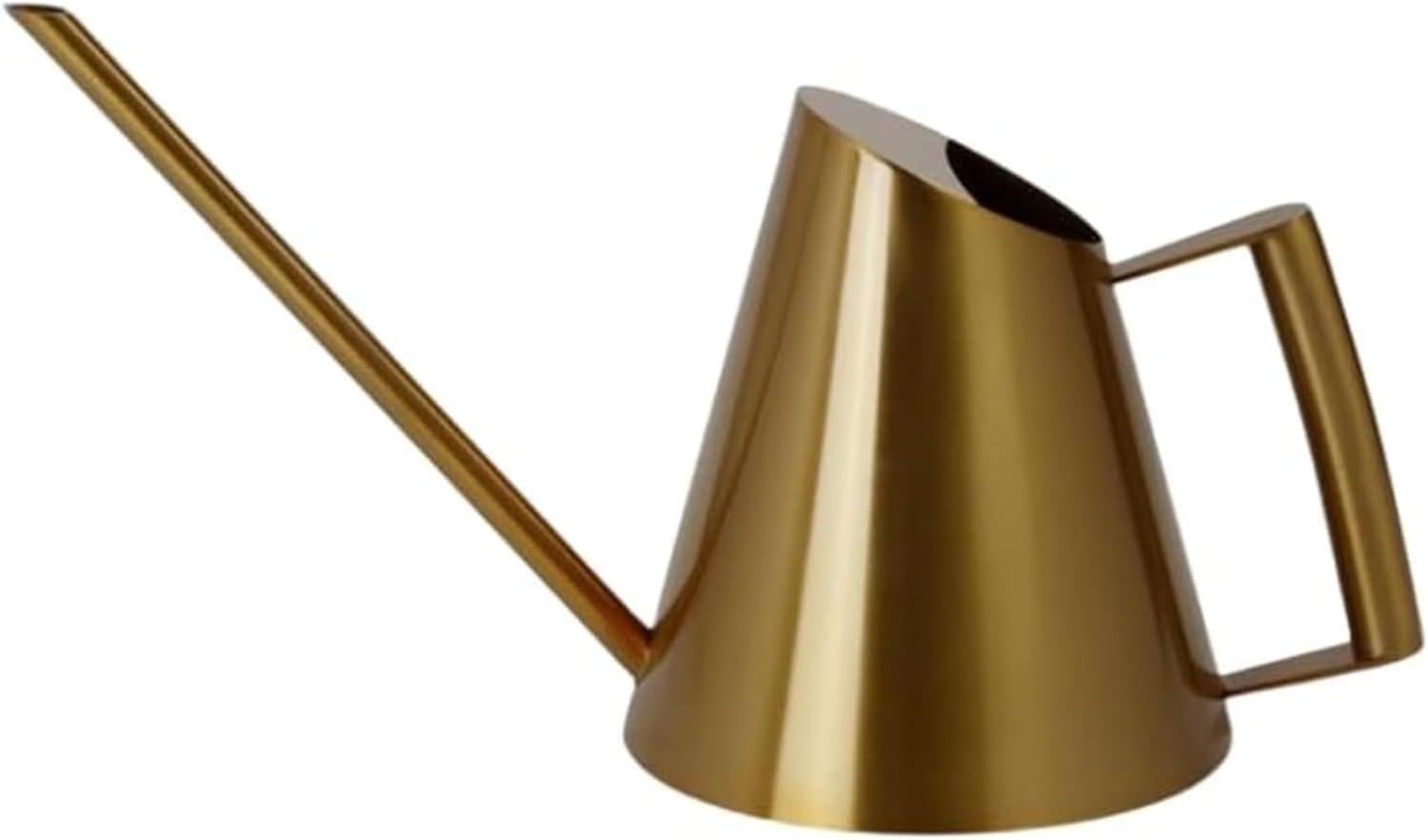 室内園芸小型ジョウロ ステンレス鋼盆栽長口小さいじょうろ、水さし、如雨露 (ゴールデン,1500ML)