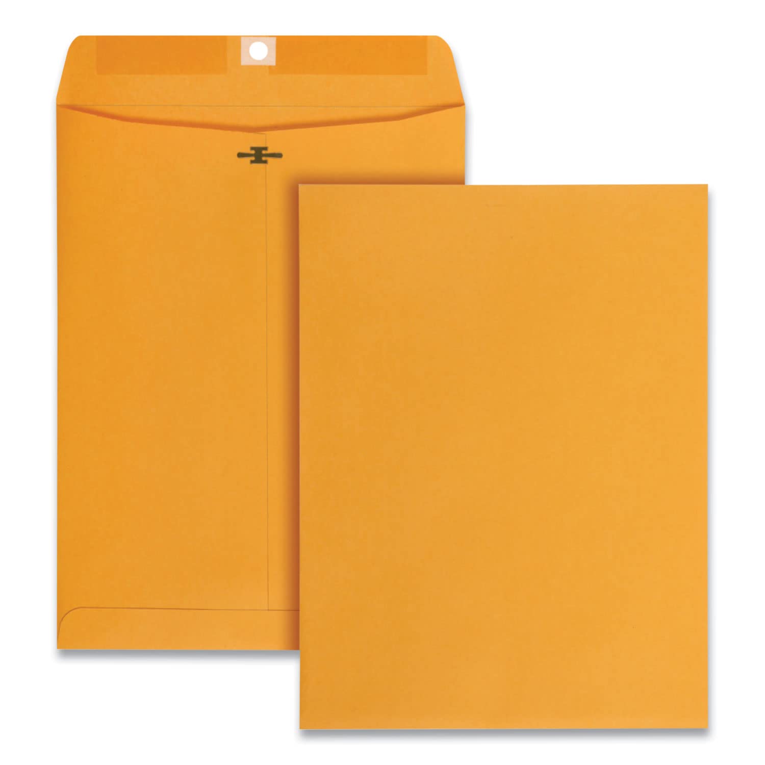 Universal Katalogumschlag, Nr. 90, quadratische Klappe, Verschluss/gummierter Verschluss, 22,9 x 30,5 cm, Kraftpapier, Braun, 250 Stück (35269)