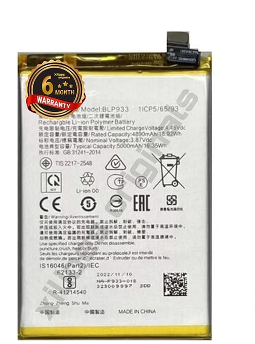 Image of BLP933 Battery for Oppo K10 Battery with 6 Month Warranty** (N286)
