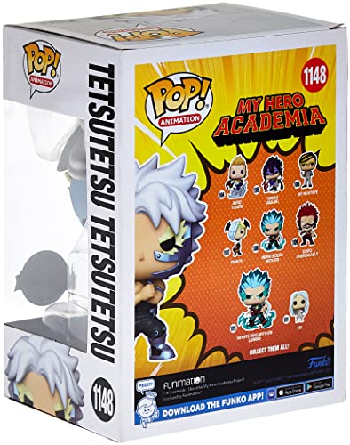 Funko POP! Vinyl: My Hero Academia - Tetsutetsu Tetsutetsu, Multicolored, 3 ¾ inches tall - Image 4