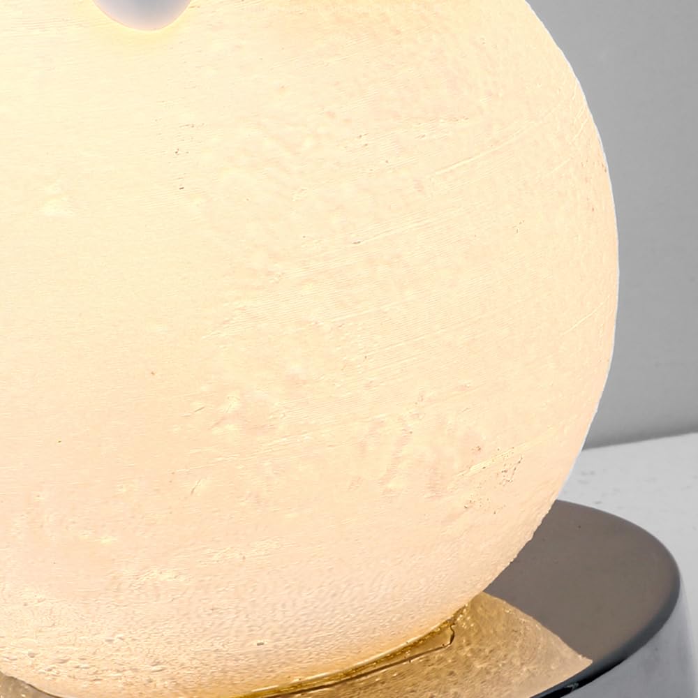 QYYZTQY śliczny królik zwierzę lampa stołowa na biurko mały okrągły stół dla dzieci lampa do sypialni niedźwiedź róża noc światło księżyc globus łóżko lampka nocna do pokoju dziecięcego sypialnia