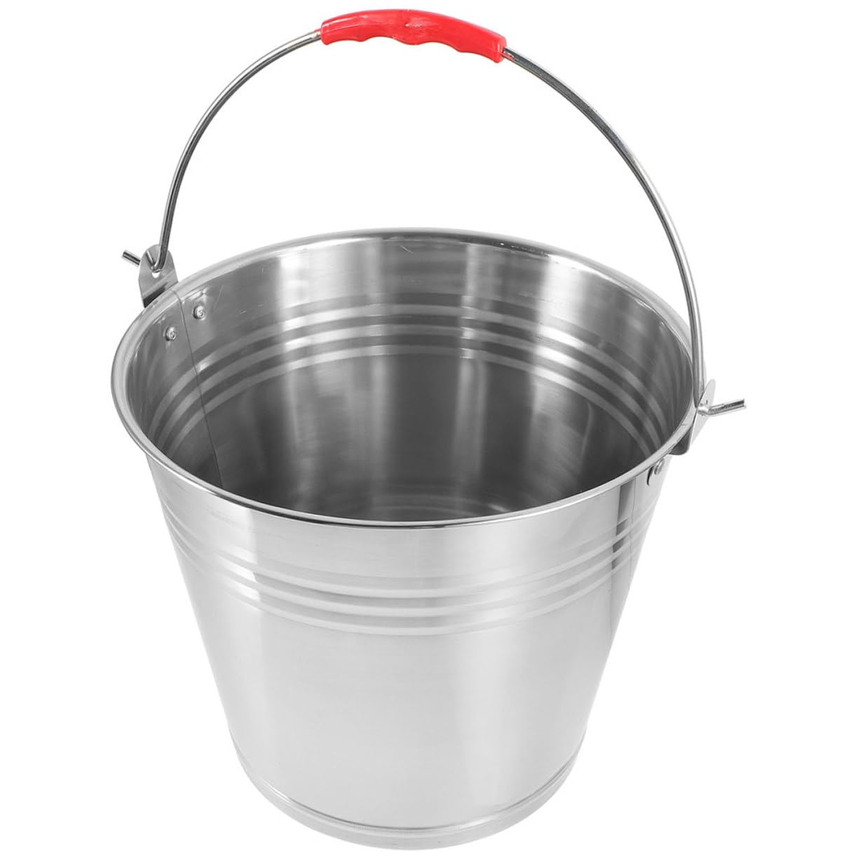 Multifunktionaler Futter Wassereimer mit Edelstahlgriff für Pferde Tragbarer Pferdebehälter für Fohlenfütterung Stall und Pferdepflege Rostfreier Futtereimer für Pferdezubehör