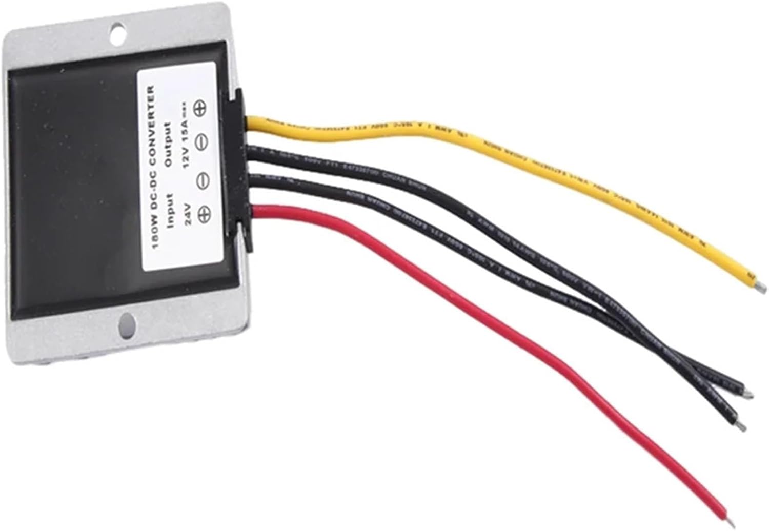 A31Z-1 Piece 24V to 12V 15A 180W DC Converter Stabilizer Step-Down Transformer Silver Metal 12V Module Power Supply