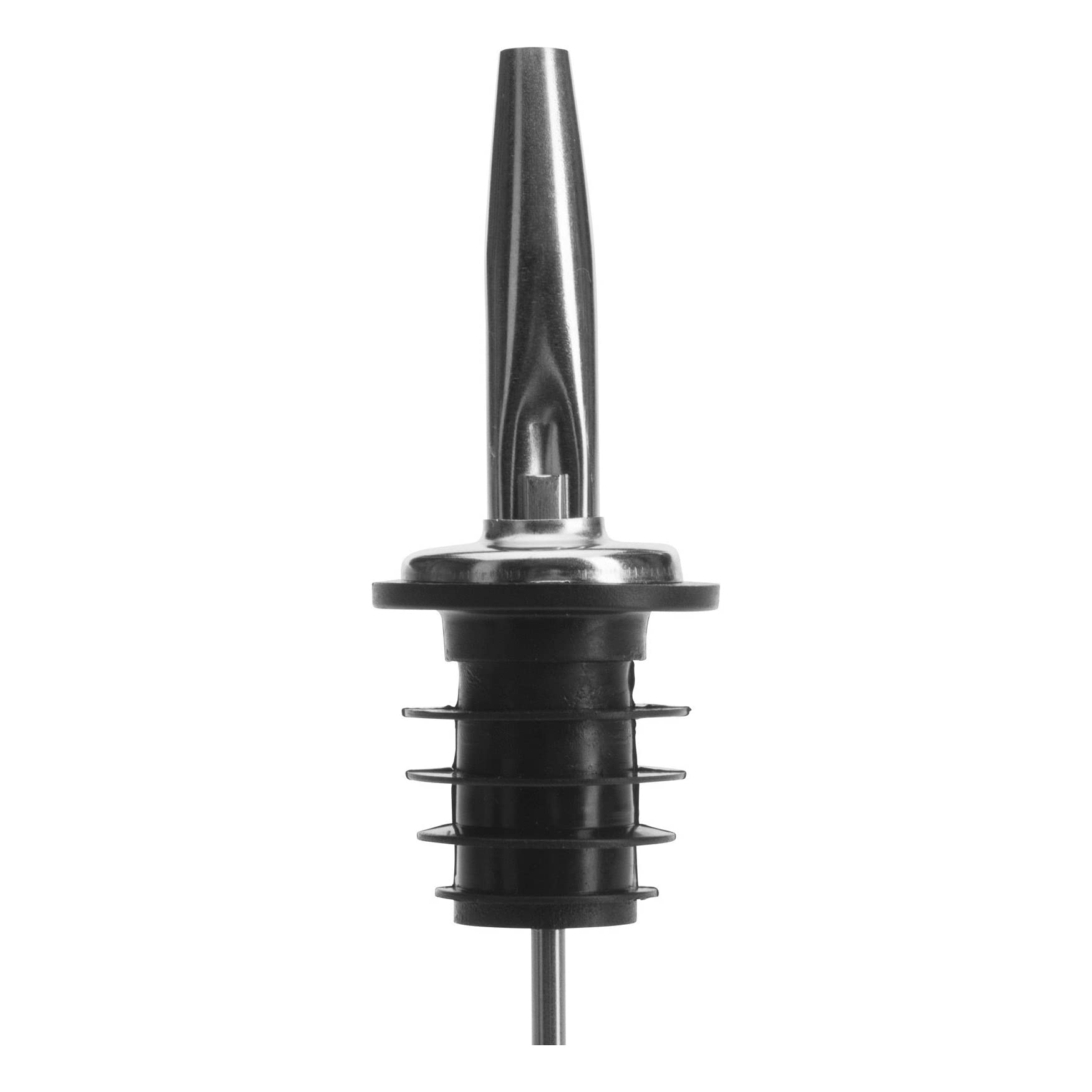 Westmark 12 vertedores de bebidas espirituosas y aceite para botellas, con tubos de aire, acero inoxidable, tapón de plástico, Inox Gastro, plata, 47322610