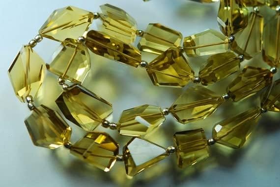 Quartz Citron vert pour créer des bijoux d'été faits main et bohèmes - 3