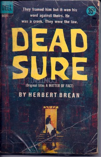 Dead sure (original title A matter of fact) ([D... B0007HTGTM Book Cover