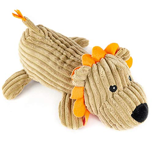 Juguete mordible plush para perro con chillador y orejas crujientes