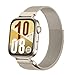 NewJourney Armband Kompatibel mit Huawei Watch Fit 5 Pro/Fit 5/Fit 4 Pro/Fit 4/Fit 3 Edelstahl Ersatzarmband Metall Mesh mit Magnetverschluss Uhrenarmband für Damen Herren Armbänder（Sternenlicht）