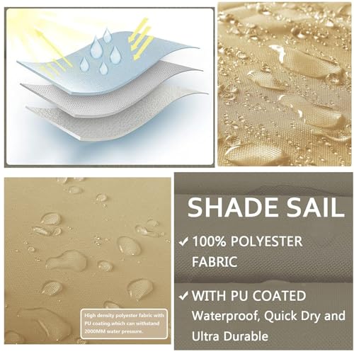 Auvent protection UV et imperméable pour se protéger du soleil - 5