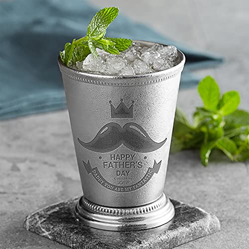 CenterGifts Personalized Father's Day 11 Oz Mint Julep Style Cup