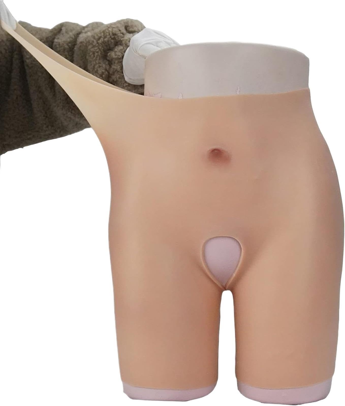 Vêtement gainant en silicone for femme – Renforceur d'entrejambe ouvert