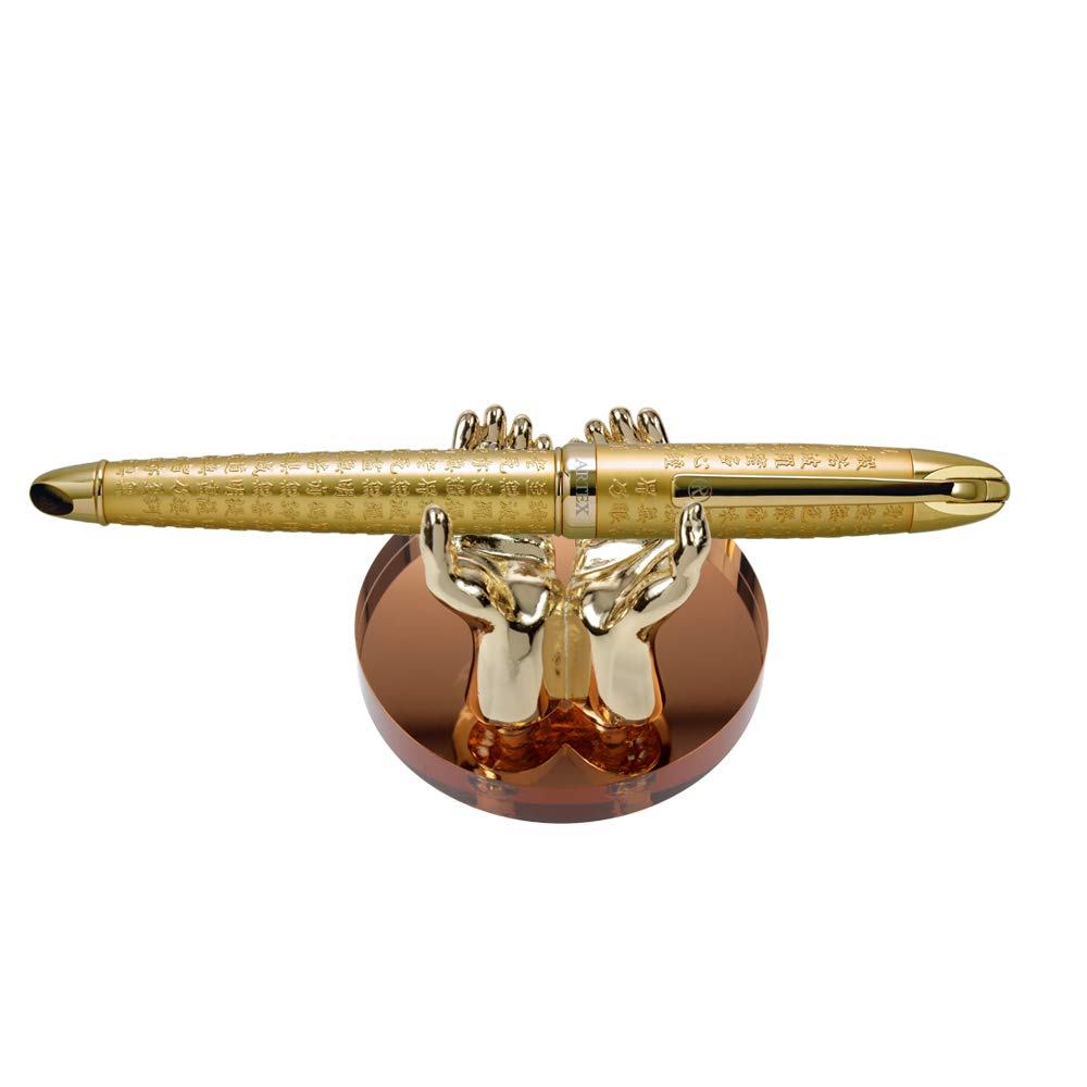 ARTEX craft roller ball pen Luxury heart sutra scripture golden eastern style gift for men women professional executive
