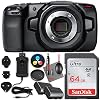 Blackmagic Design Pocket Cinema Camera 4K Bundle with SKB iSeries Waterproof Case, 64GB Memory Card & Battery Pack