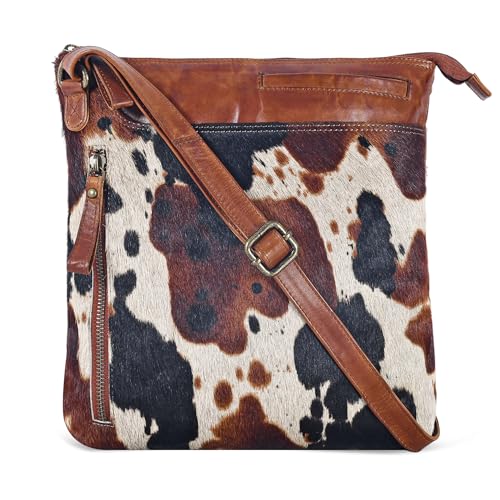 Image of Leather Crossbody Bags for Women - Ladies Sling Handbags - Medium Cross body Purses Handbags - Purses For Women